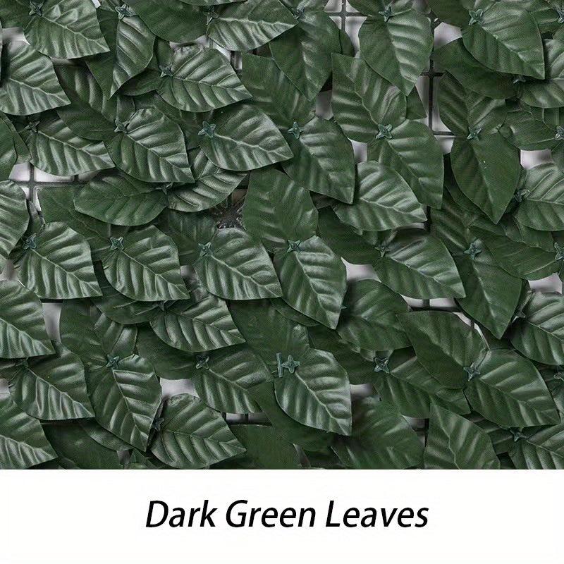 Faux Ivy Leaf Fence Screen for Outdoor Garden Decoration 3.2ft x 9.8ft