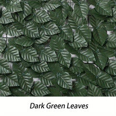 Faux Ivy Leaf Fence Screen for Outdoor Garden Decoration 3.2ft x 9.8ft