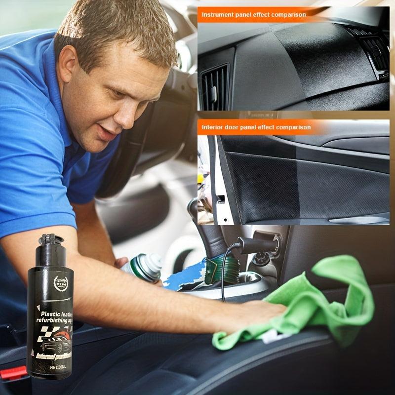 Permanent Plastic Trim Solution Restores Finish Gloss