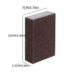 Magic Sponge Eraser Clean Stove Tops Pots RV Kitchens with Silicon Carbide Brush