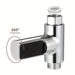 Smart Water Shower Thermometer, Electricity Generating