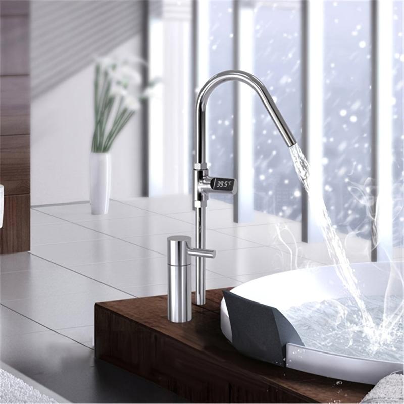 Smart Water Shower Thermometer, Electricity Generating