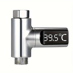 Smart Water Shower Thermometer, Electricity Generating