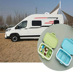 Moisture Proof Pill Box & Medicine Storage Case