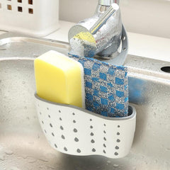 Double Layer Sink Drainage Basket Hanging Bag Faucet Dishwashing Sponge Storage