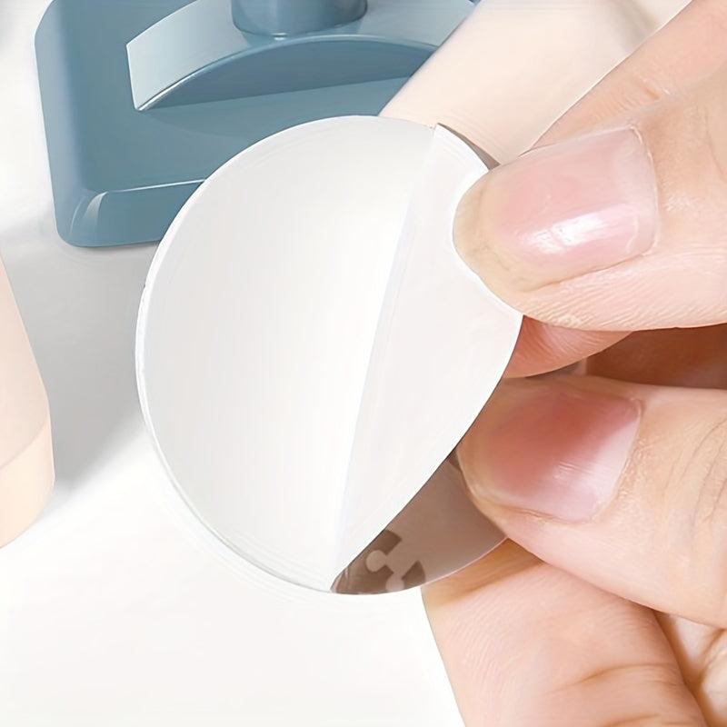 1pc Silicone Door Stop & Wall Protector Adhesive Bumper Floor Pad Holder