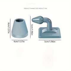 1pc Silicone Door Stop & Wall Protector Adhesive Bumper Floor Pad Holder
