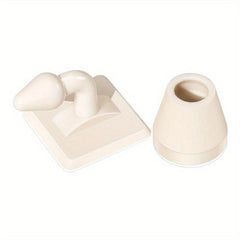 1pc Silicone Door Stop & Wall Protector Adhesive Bumper Floor Pad Holder