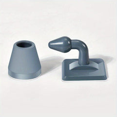 1pc Silicone Door Stop & Wall Protector Adhesive Bumper Floor Pad Holder