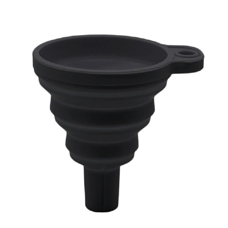RV Silicone Foldable Funnel Portable Car Kitchen Refueling Funnel