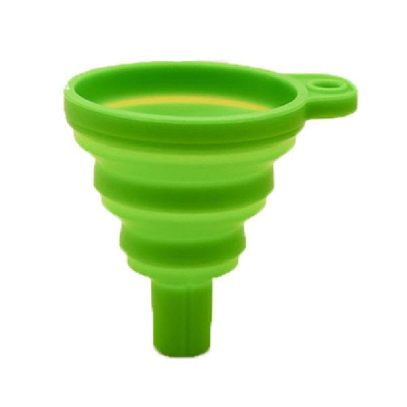 RV Silicone Foldable Funnel Portable Car Kitchen Refueling Funnel