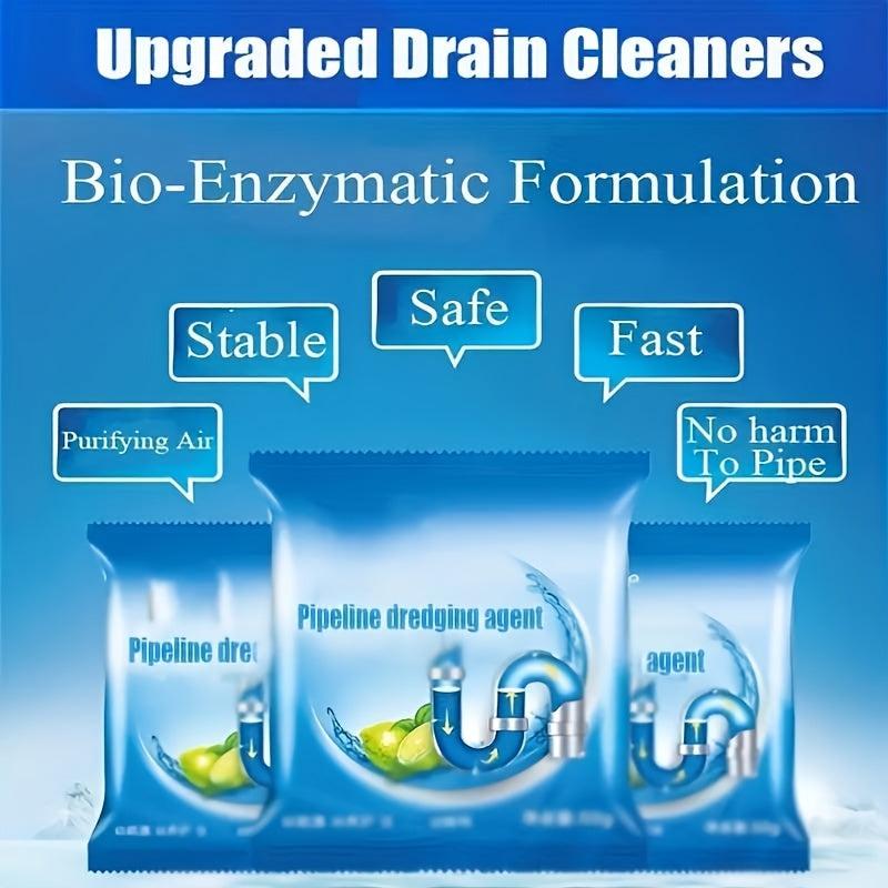Fast-Acting Drain Cleaner for Kitchen Sink, Toilet, and Pipes