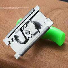 Stainless Steel Jar Opener Gripper Kitchen Bottle Opener Non slip Can Opener