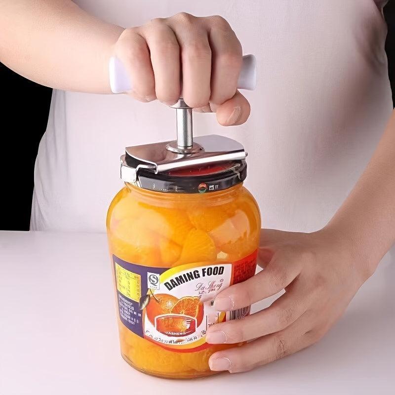 Stainless Steel Jar Opener Gripper Kitchen Bottle Opener Non slip Can Opener
