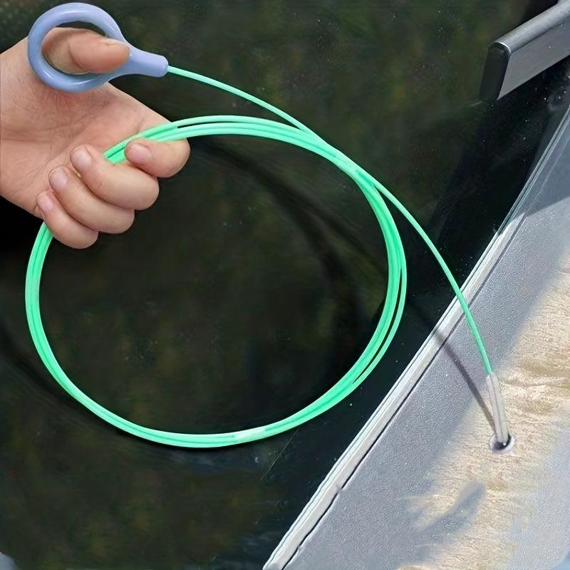 Drain Cleaner Brush Set for Car Sunroof, Door, Refrigerator, Fuel Tank