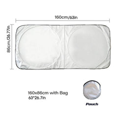 Folding Auto Sunshade Cover - Keep Your Car Protected