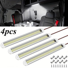 120 LED 12V Car Interior Light Bar with Switch for Van Lorry Truck RV Boat