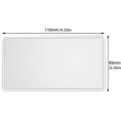 Car Interior Mirror Stainless Steel Makeup Mirror Auto Visor HD