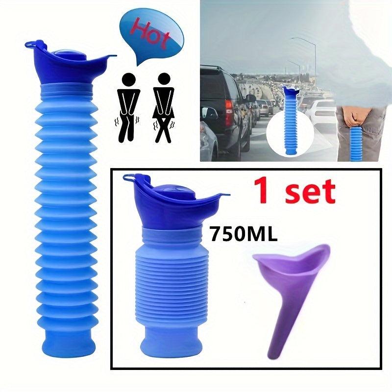Portable Unisex Telescopic Urinal for Outdoor Travel