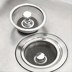 1pc Stainless Steel Sink Strainer Kitchen RV Trash Drain Basket