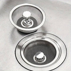 1pc Stainless Steel Sink Strainer Kitchen RV Trash Drain Basket