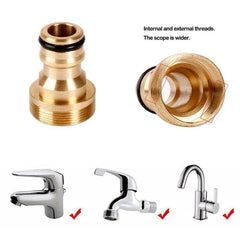 Brass Male Quick Connector for Garden Water Hose to Tap