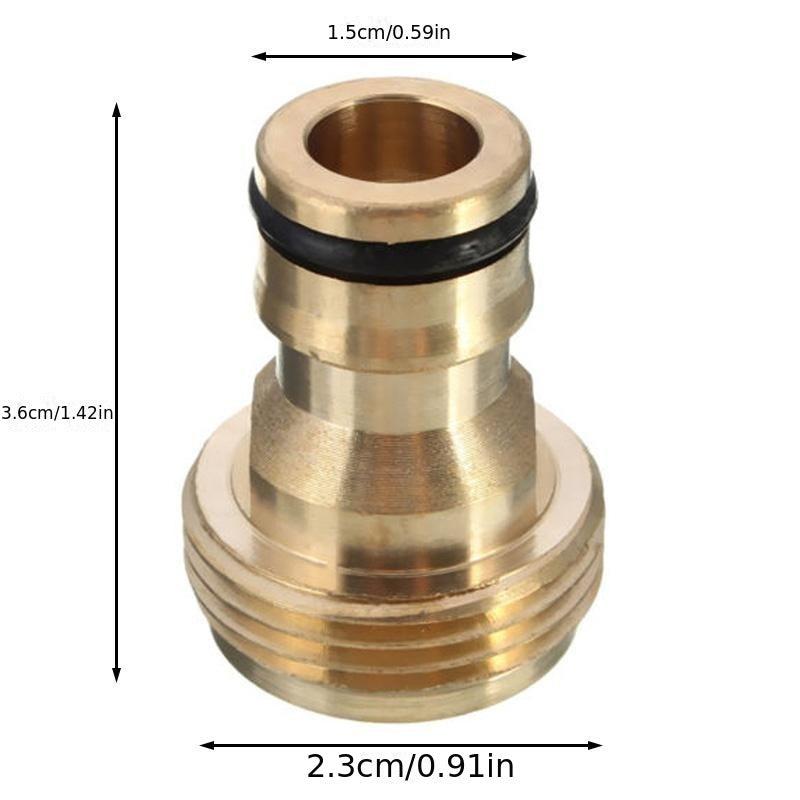Brass Male Quick Connector for Garden Water Hose to Tap