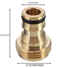 Brass Male Quick Connector for Garden Water Hose to Tap