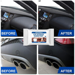 Car Interior Cleaning Wipes - Pack of 10 - Fast Decontamination