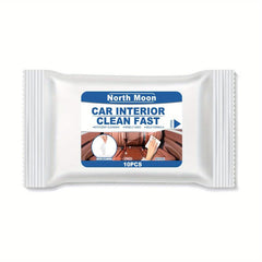 Car Interior Cleaning Wipes - Pack of 10 - Fast Decontamination