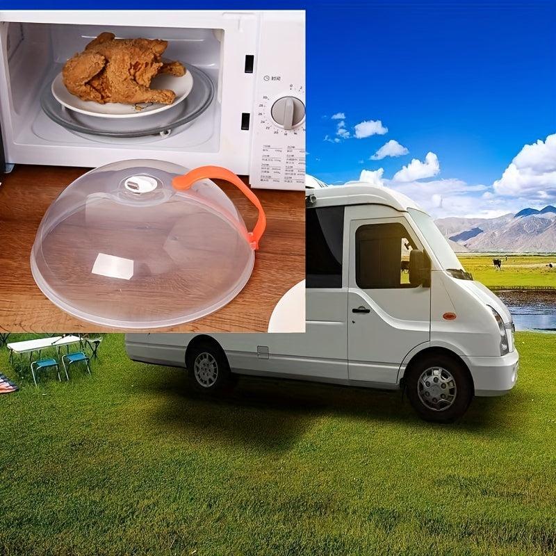 Glass Microwave Oven Splash Proof Pot Cover Transparent Food Cover
