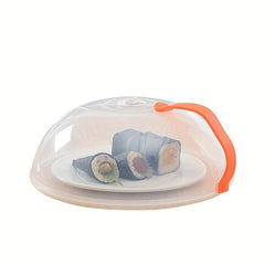 Glass Microwave Oven Splash Proof Pot Cover Transparent Food Cover