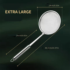 Stainless Steel Fat Skimmer Spoon for Removing Grease & Foam