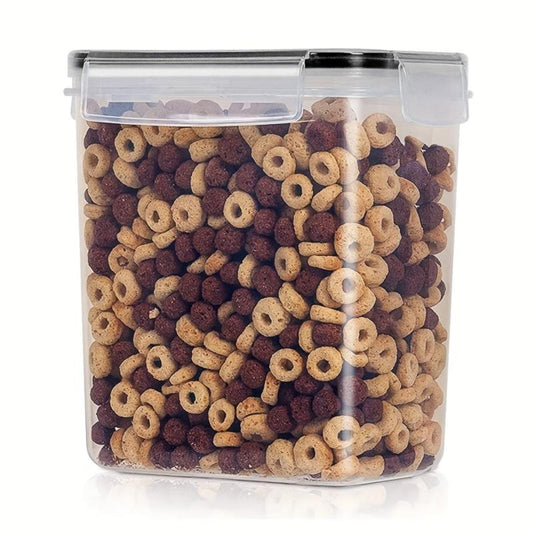 6pcs 54oz Airtight Plastic Food Storage Containers BPA Free Kitchen Organizer