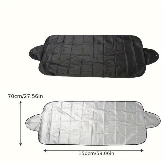 Winter Car Snow Cover Foldable Car Windshield Cover Sunshade Snow Cover