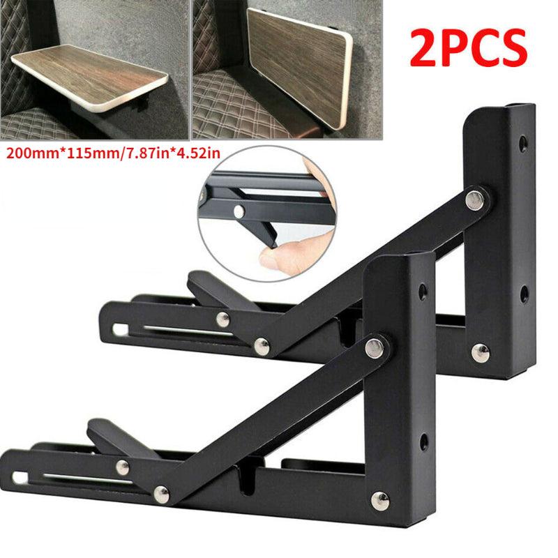 2pcs RV Folding Bracket Table Shelf Mini Folding Table Car Accessories