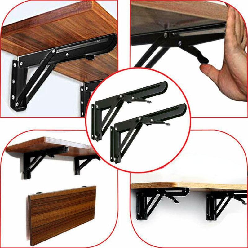 2pcs RV Folding Bracket Table Shelf Mini Folding Table Car Accessories