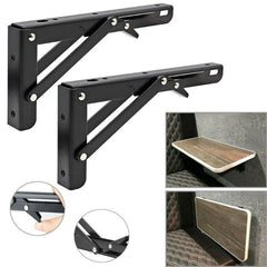 2pcs RV Folding Bracket Table Shelf Mini Folding Table Car Accessories