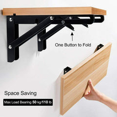 2pcs RV Folding Bracket Table Shelf Mini Folding Table Car Accessories
