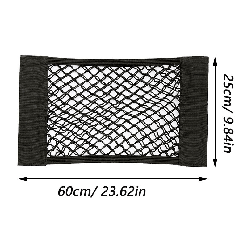 Magic Sticker Mesh Back Seat Bag for Car Storage