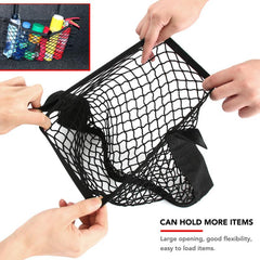 Magic Sticker Mesh Back Seat Bag for Car Storage