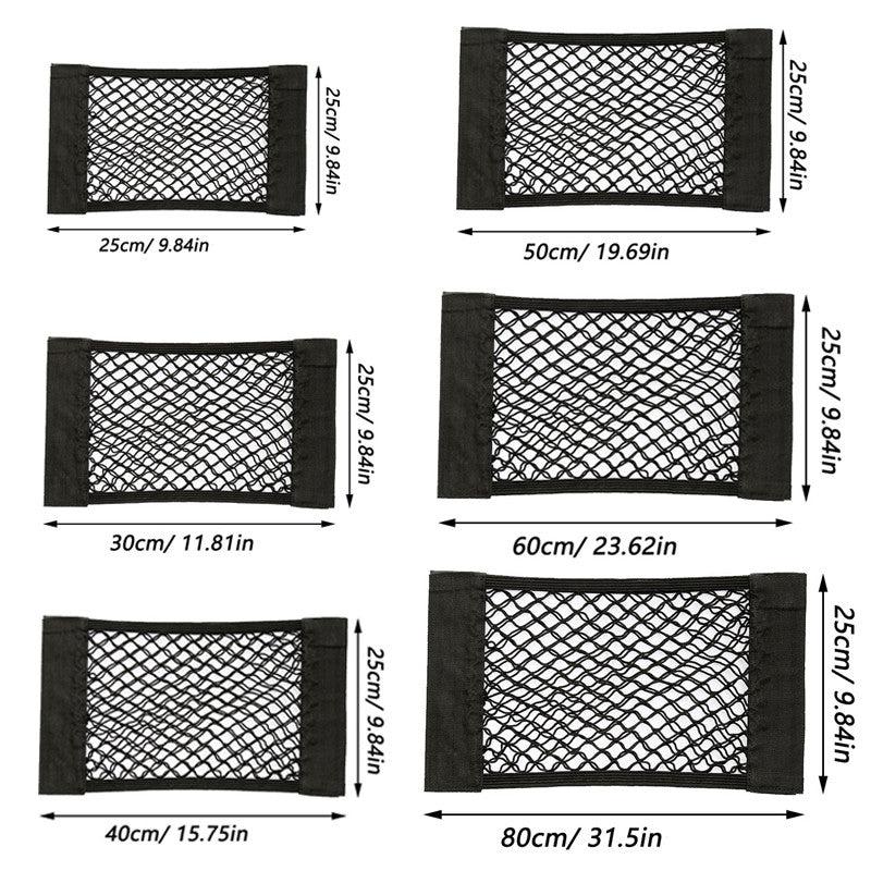 Magic Sticker Mesh Back Seat Bag for Car Storage