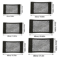 Magic Sticker Mesh Back Seat Bag for Car Storage