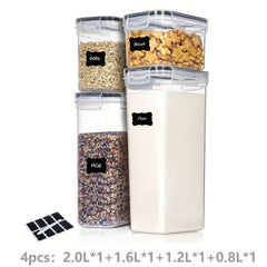10pcs Airtight Food Storage Containers Set with Lids BPA-Free Kitchen Canisters