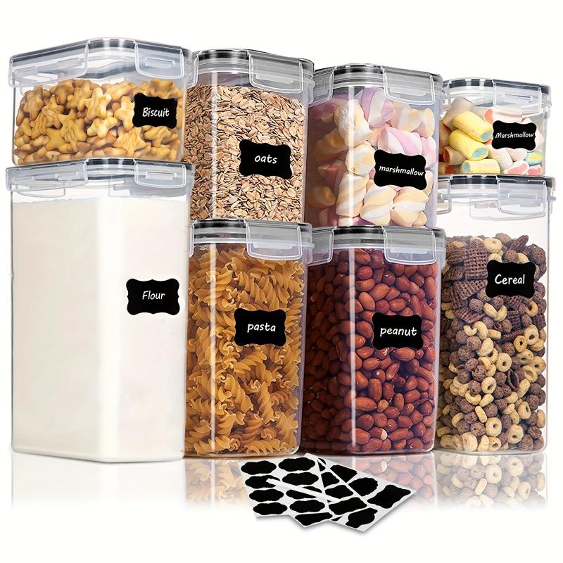10pcs Airtight Food Storage Containers Set with Lids BPA-Free Kitchen Canisters