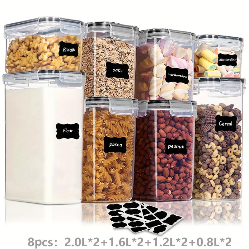 10pcs Airtight Food Storage Containers Set with Lids BPA-Free Kitchen Canisters