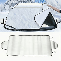 Winter Windshield Snow Blocker - Clear and Protected