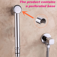 Toilet Hand Bidet Faucet Bathroom Sprayer with T Adapter