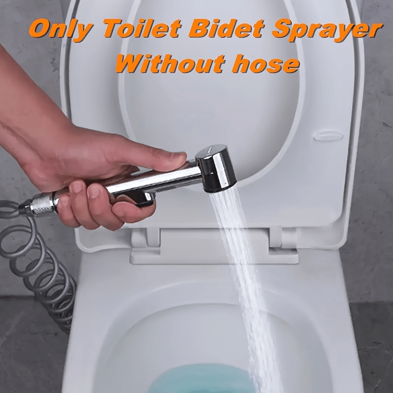 Toilet Hand Bidet Faucet Bathroom Sprayer with T Adapter