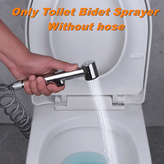 Toilet Hand Bidet Faucet Bathroom Sprayer with T Adapter